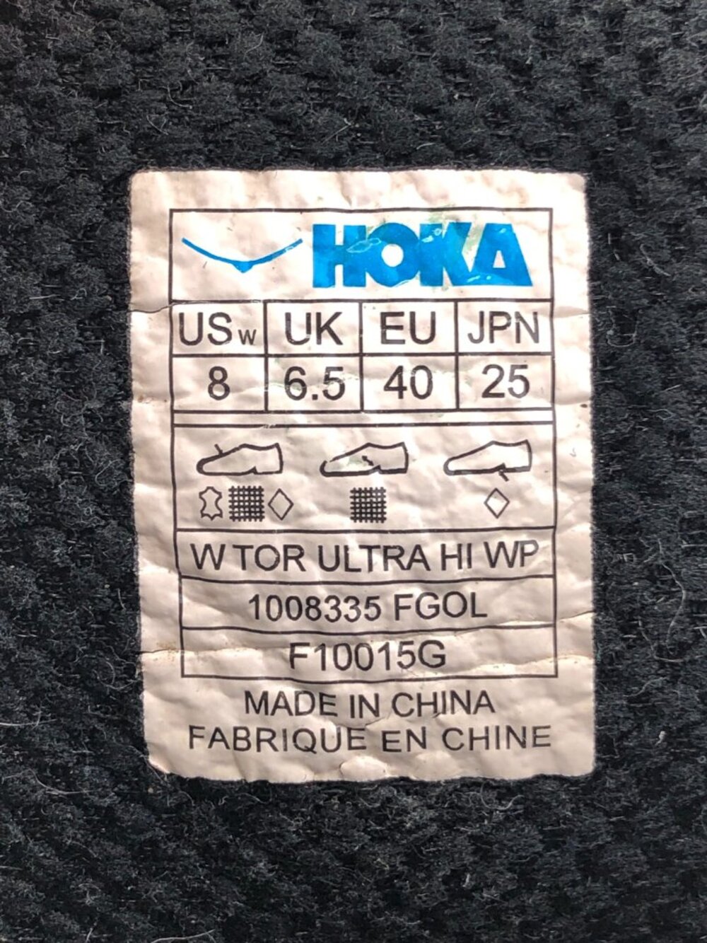 Hoka One One Tor Ultra Hi WP Hiking Boots 8 - Picture 9 of 13